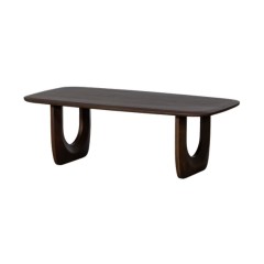 CAFE TABLE U LEG BROWN MANGO WOOD - CAFE, SIDE TABLES